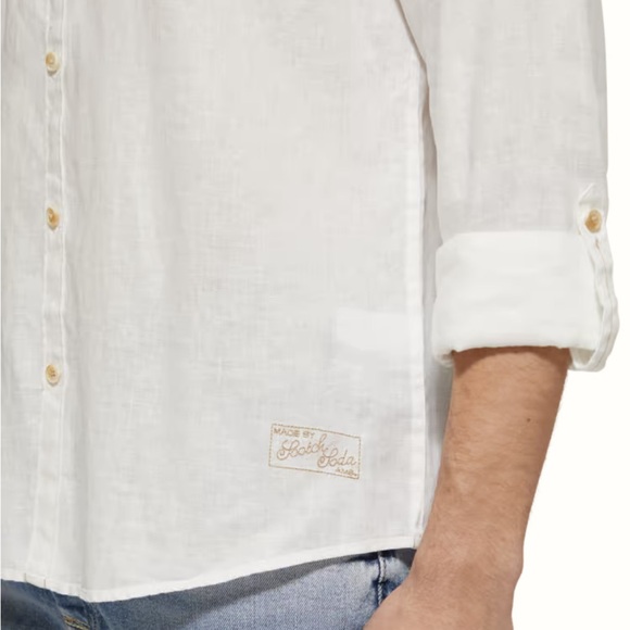 Scotch & Soda 100% linen button down - Picture 7 of 8